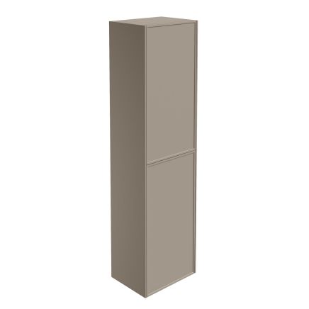 Kendal Wall Hung Tall Storage Unit in French Grey