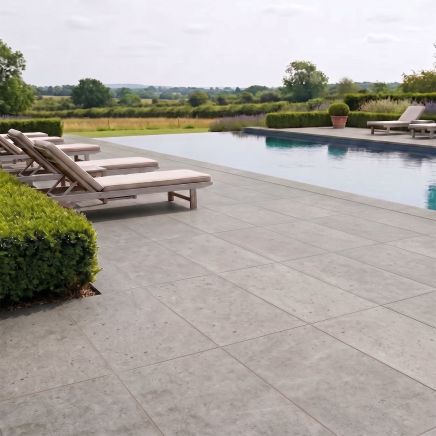 Lagos Grey Outdoor Matt Porcelain Tile 1200x600mm