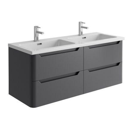 Wall Hung 1200mm Vanity Unit in Charcoal