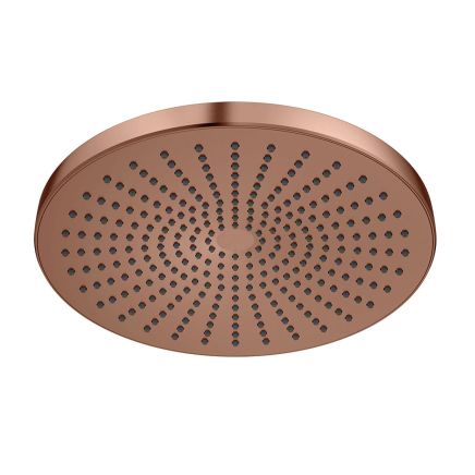 Moray Satin Bronze Round Shower Head 250mm
