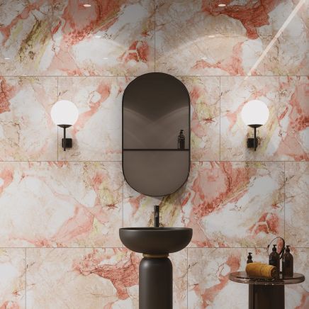 Camilla Ruby Marble Porcelain Tile 600x1200mm
