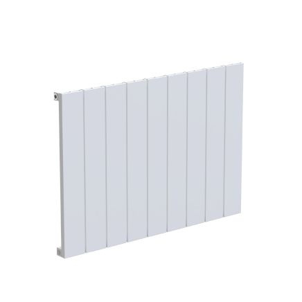 Tesoro White Single Linear Aluminium Radiator 600x855mm