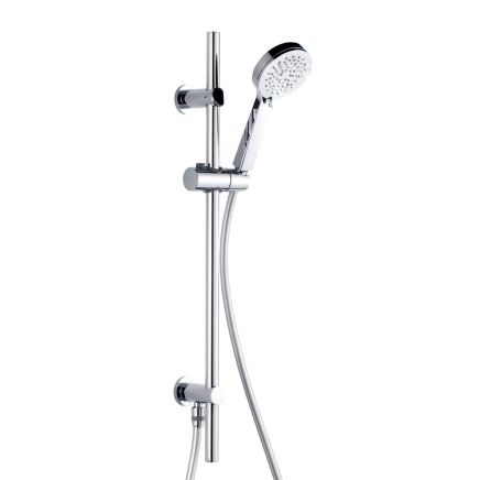 round shower head with slide rail kit