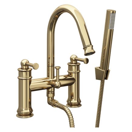 Rainford Antique Gold Bath Shower Mixer Tap