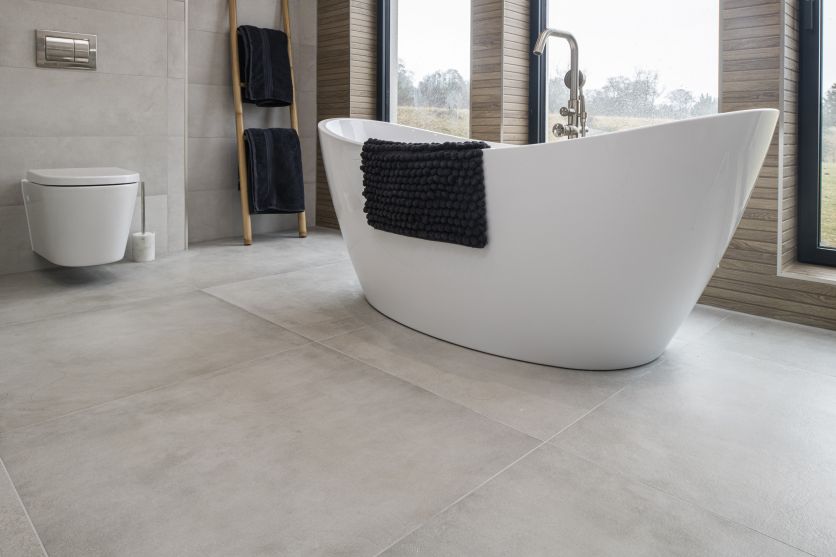 Lancer Gris Concrete Effect Porcelain Tile