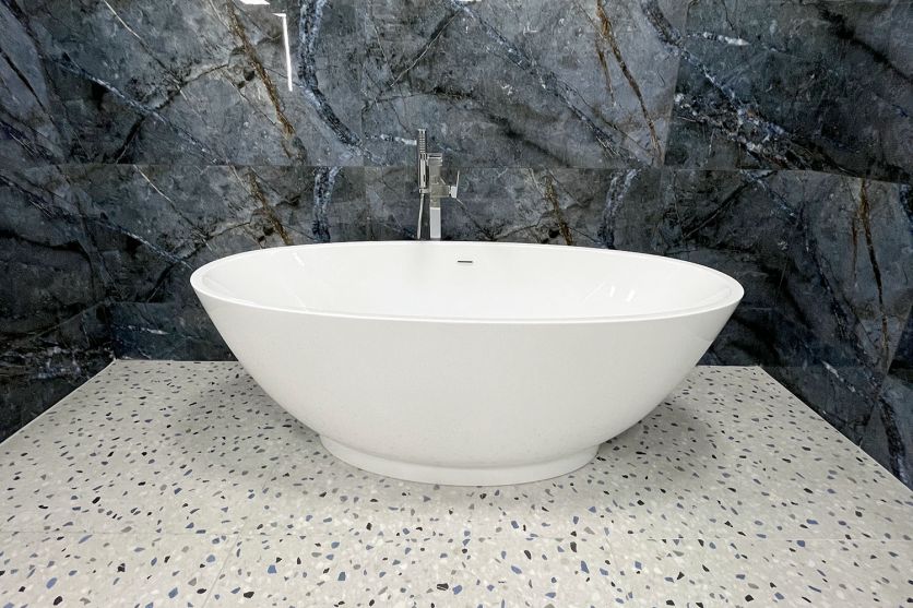 Stockton Blue Gloss Porcelain Tile