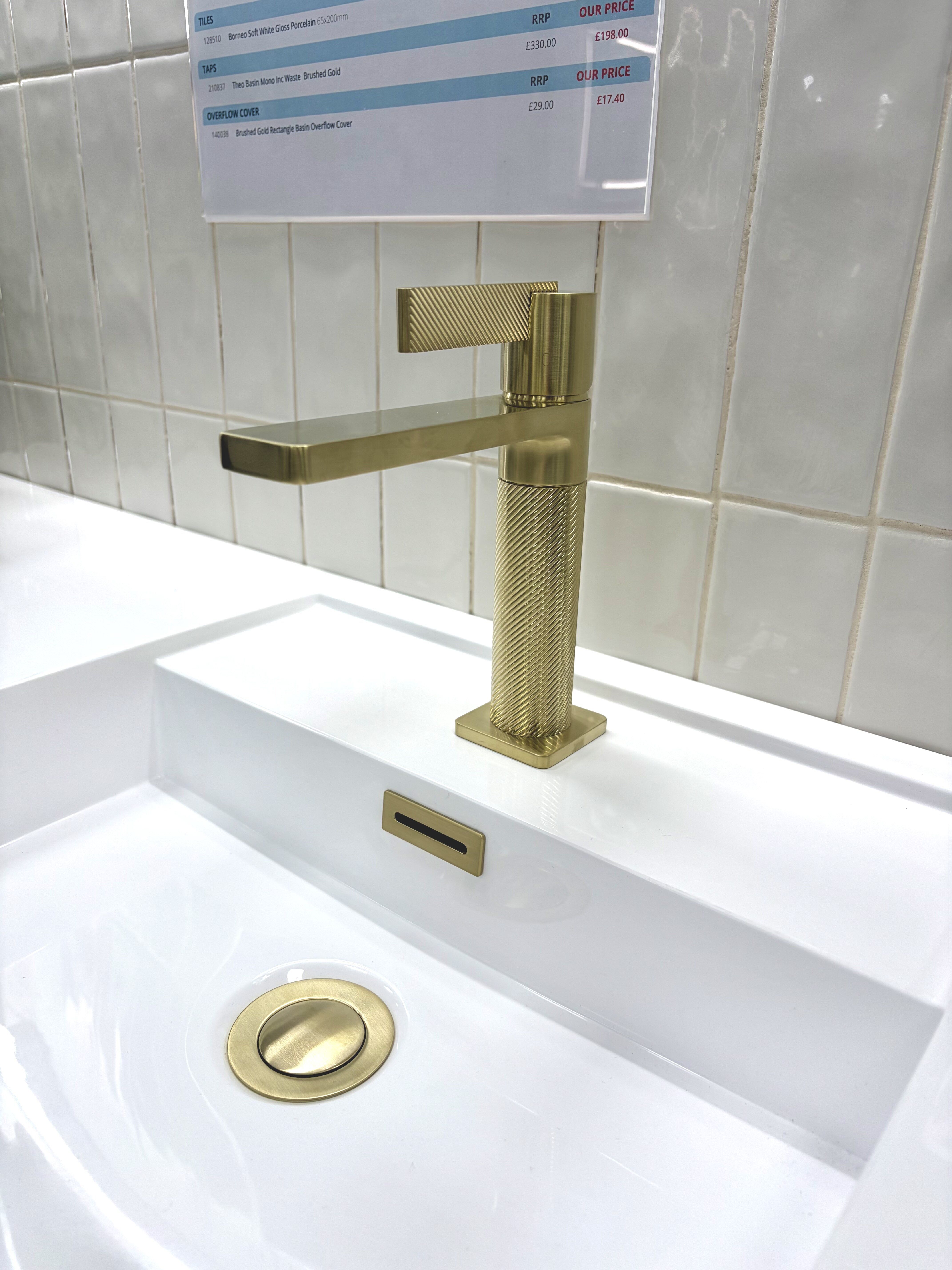 Brushed Gold Thane Basin Tap