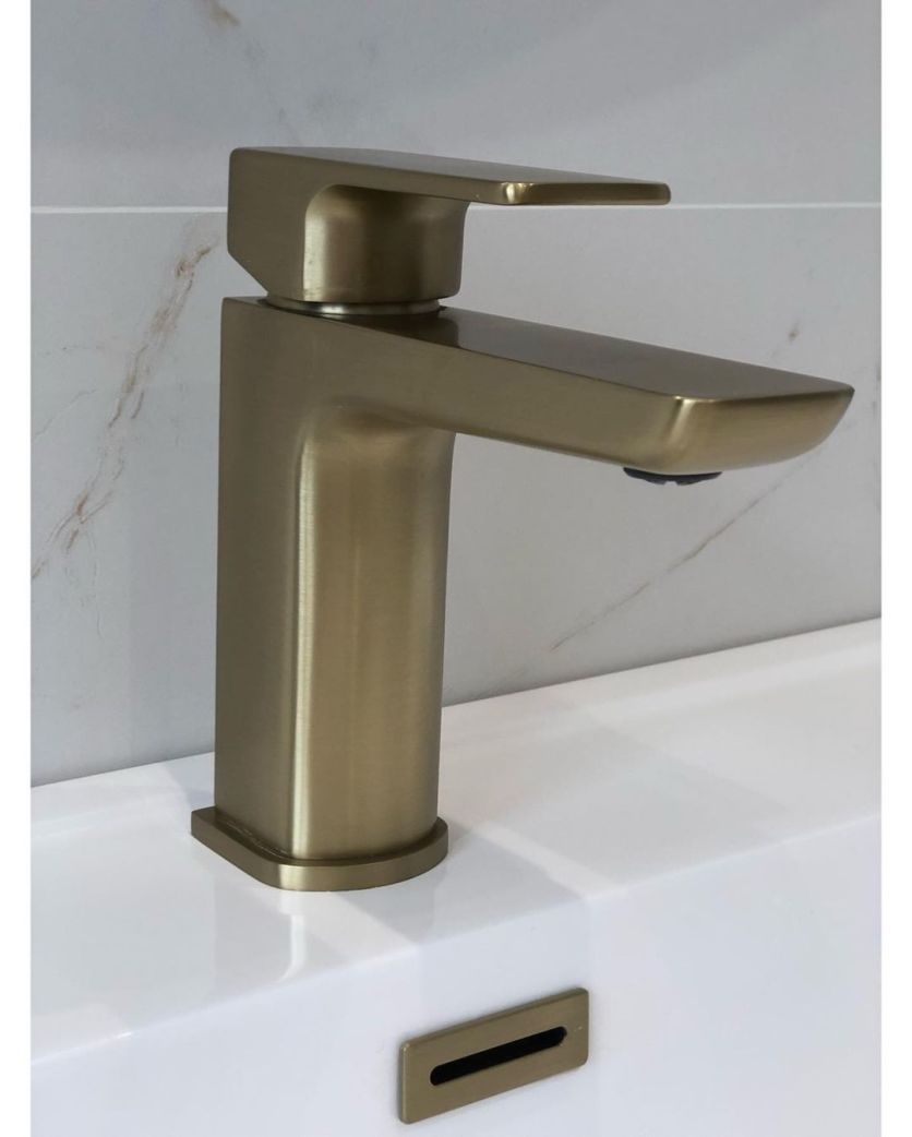 Gold Basin Mixer Tap
