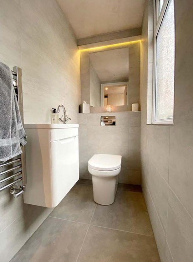 Ellis White Cloakroom Vanity Unit