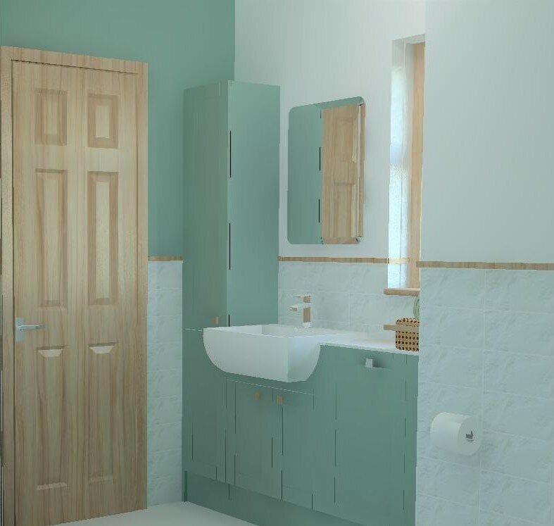 3D bathroom design software plan at our Worthing showroom