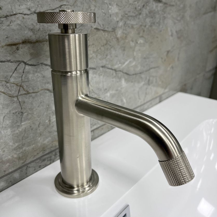 Urban Brushed Nickel Basin Mixer Tap