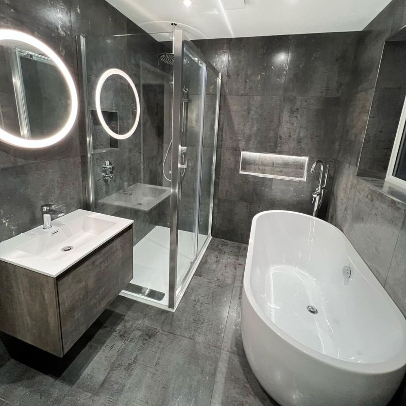 Metallon Titanium Metallic Tiles