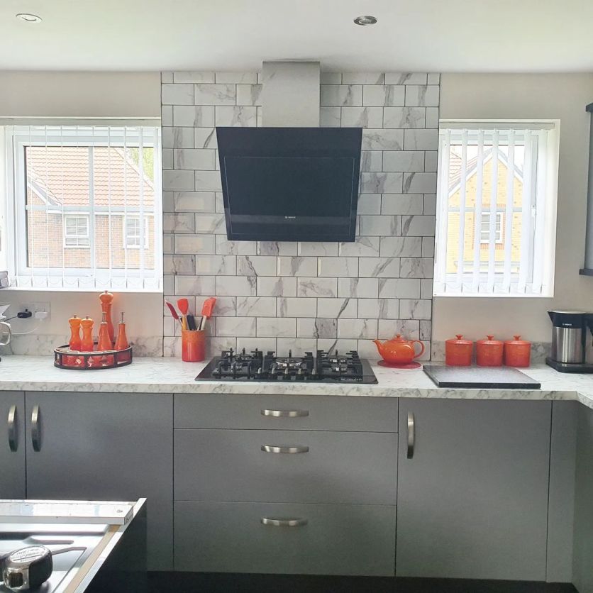 Metro Calcata Gris Ceramic Brick Tile