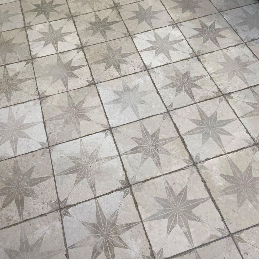 Fired Star White Matt Ceramic Tile