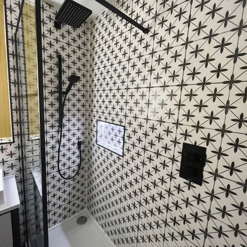 Potton White Pattern Ceramic Tile