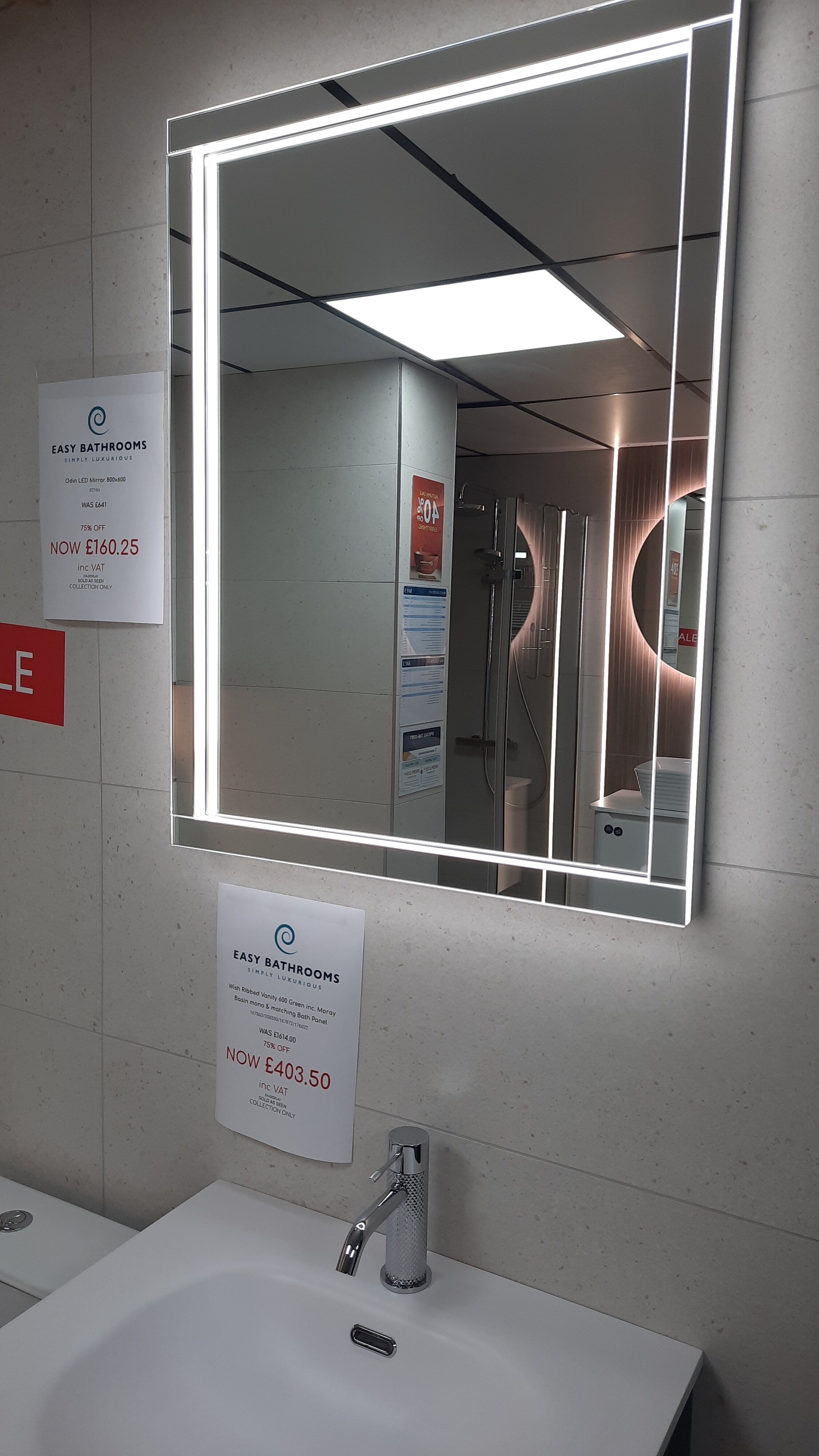 Ex-display Odin LED mirror