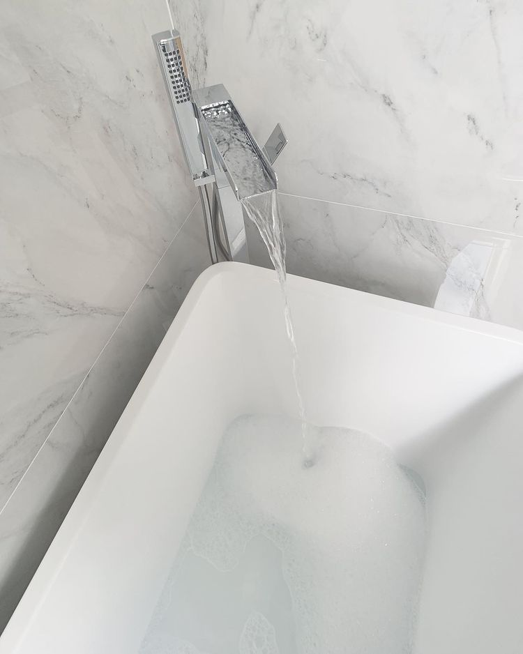 Cairo Freestanding Waterfall Bath Shower Mixer Tap
