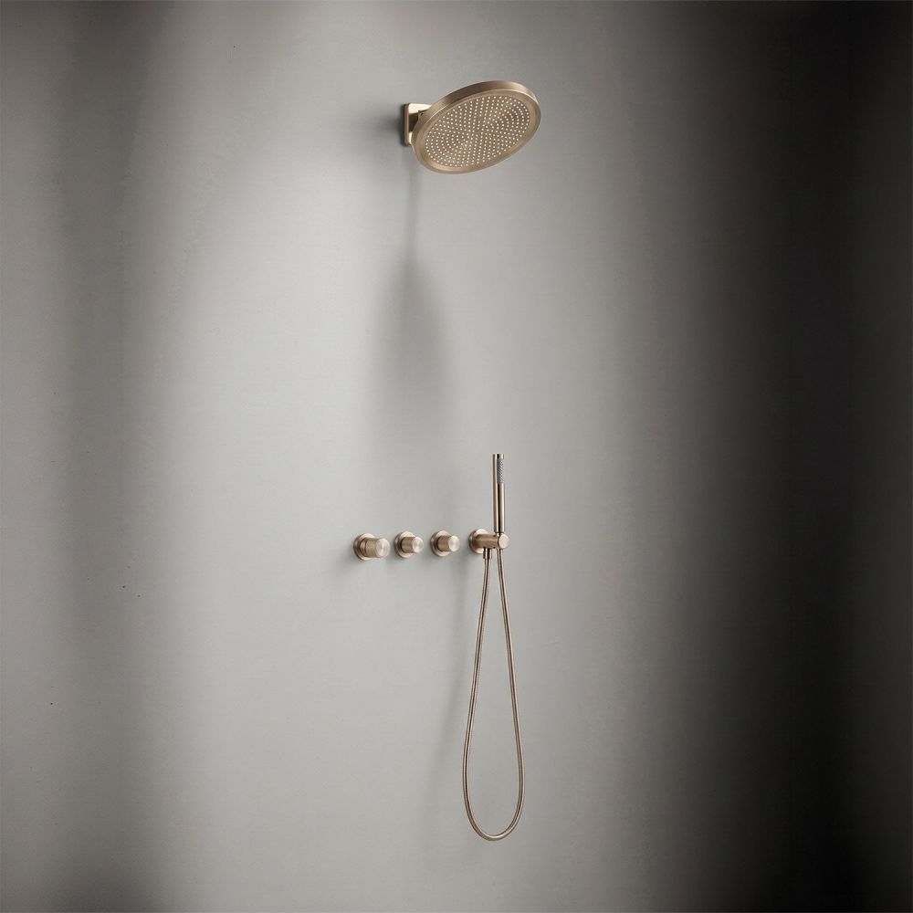 Manisa Brushed Nickel Dual Outlet