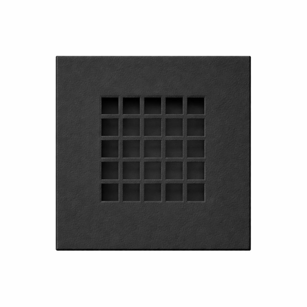 Peoria Black Shower Tray Grate Waste Cover