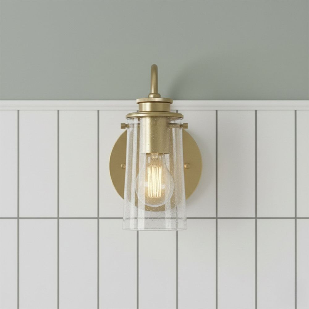 Briar Brushed Brass Wall Light