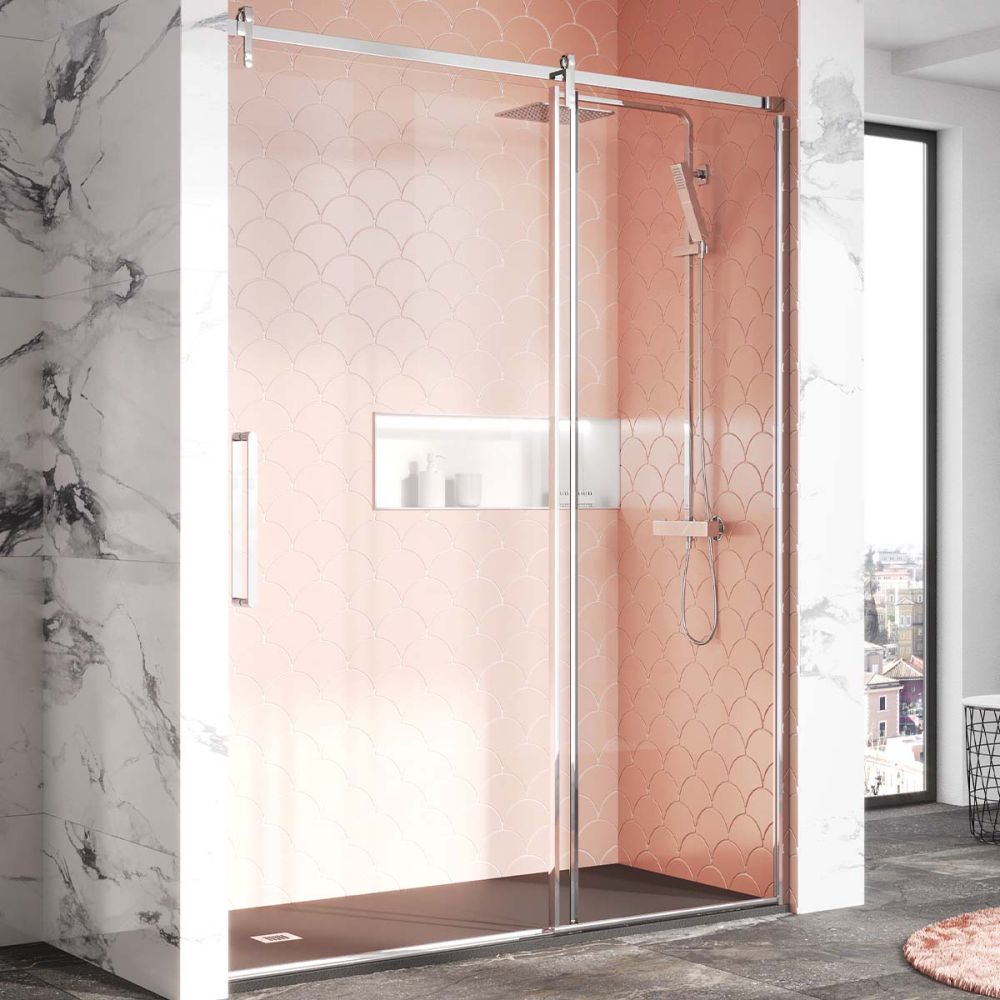 Ryland Chrome Sliding Shower Door 1200mm
