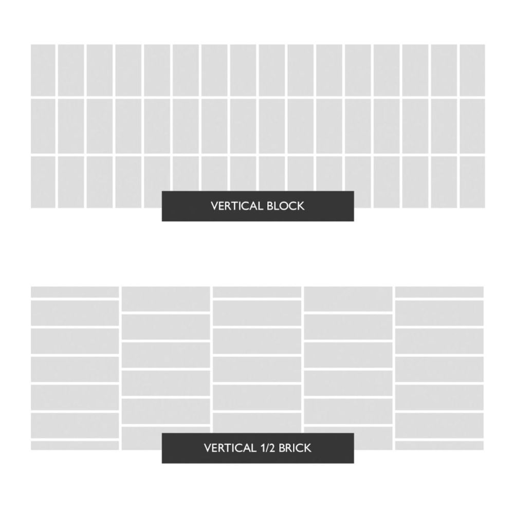Metro Bisel Grey Ceramic Brick Tile 100x200mm