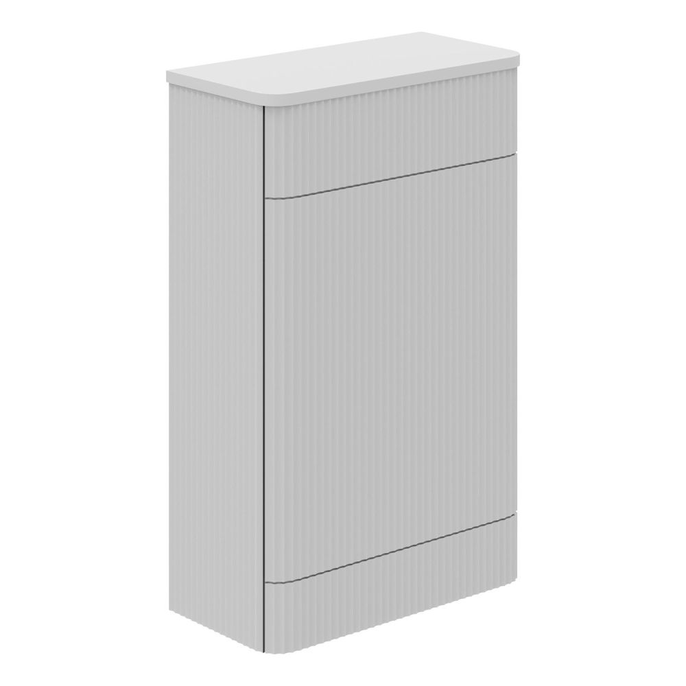 Soar Ribbed White WC Unit