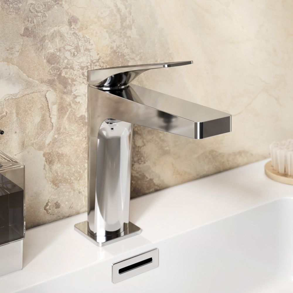 Riven Chrome Basin Mono Tap & Waste
