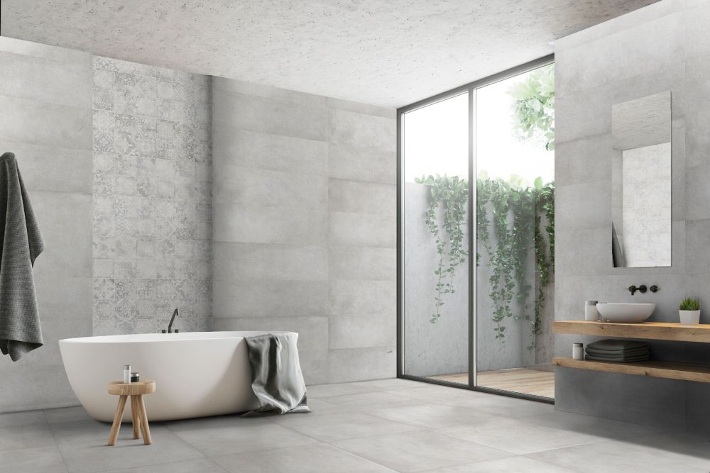 Lancer Decor Hidraulico Pattern Matt Ceramic Tile 300x900mm