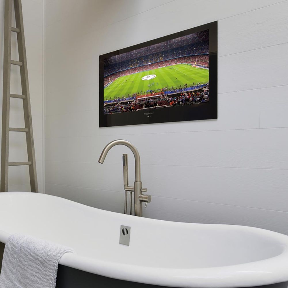 ProofVision Black 43" Waterproof Smart Bathroom TV - PVB43BW