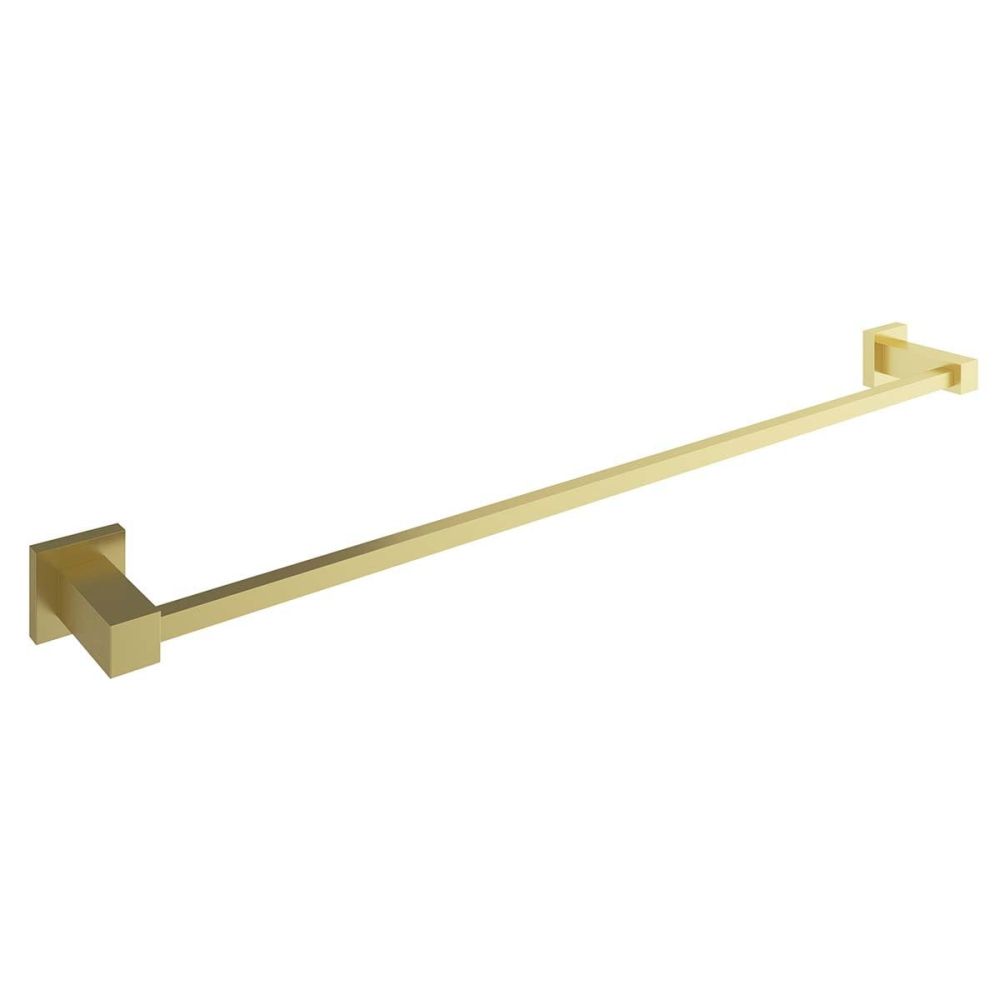 Quad Brushed Gold 6-Piece Bathroom Accessory Set