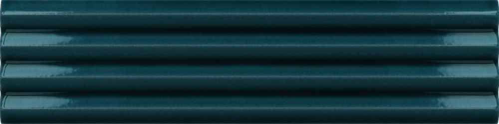 Accordion Ribbed Glacier Matt Ceramic Brick Tile 200x50mm