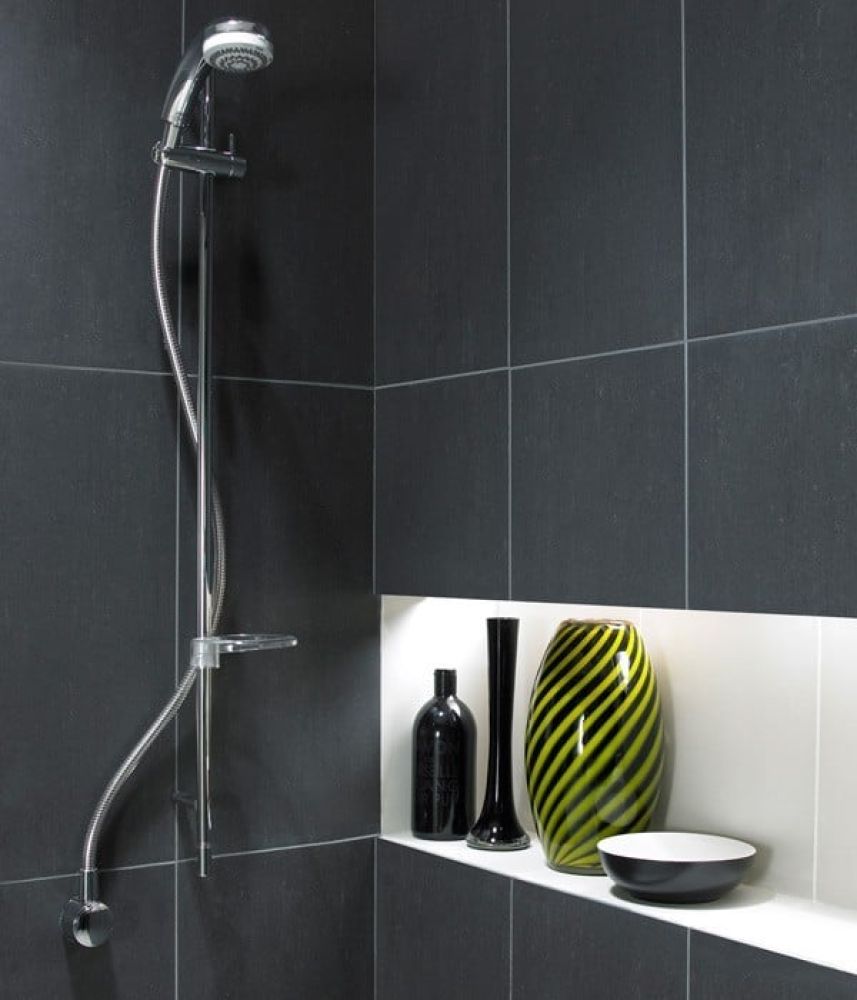 Monarch Black Matt Tile 300x600mm