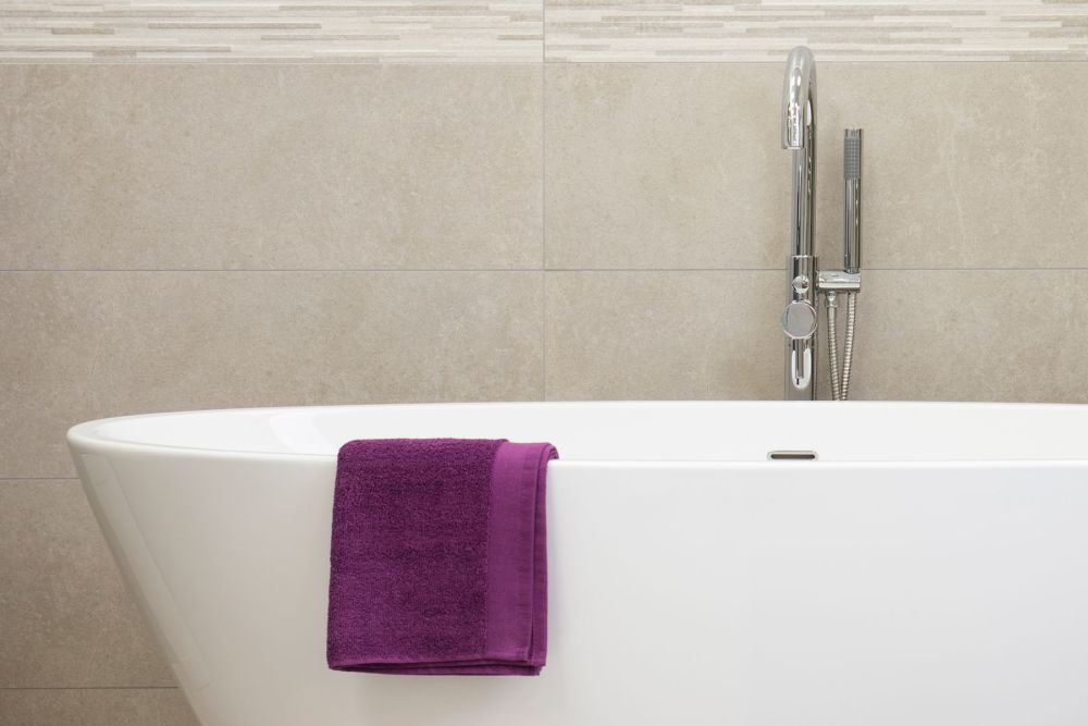 Weave Marfil Rectified Ceramic Tile 300x900mm
