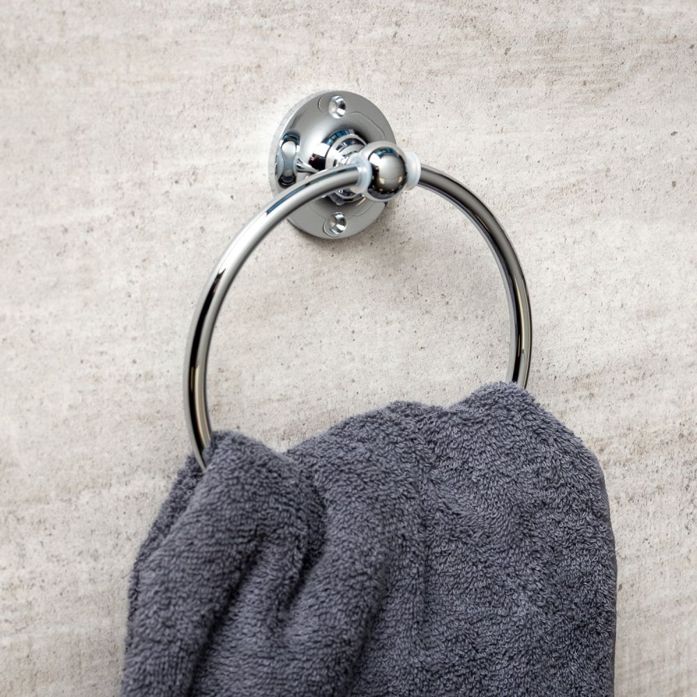 Cambridge Chrome Towel Ring 170mm