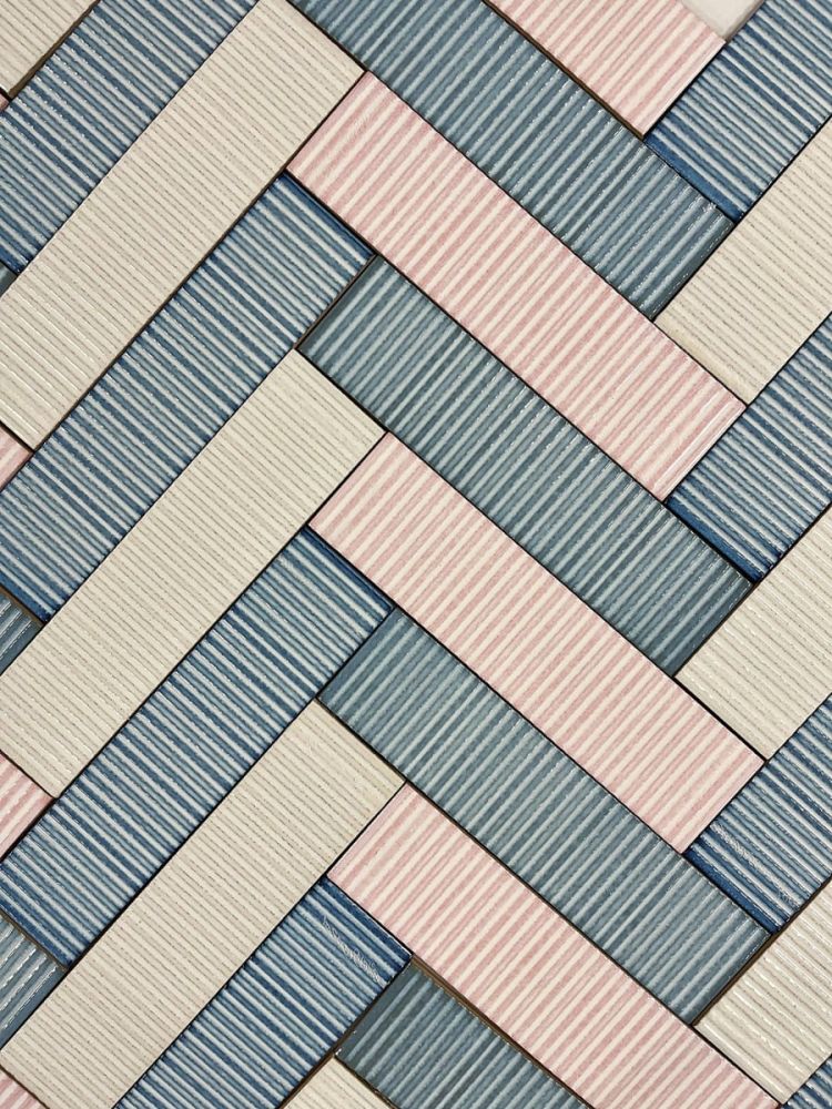 Canillo Blue Gloss Ceramic Brick Tile 300x75mm