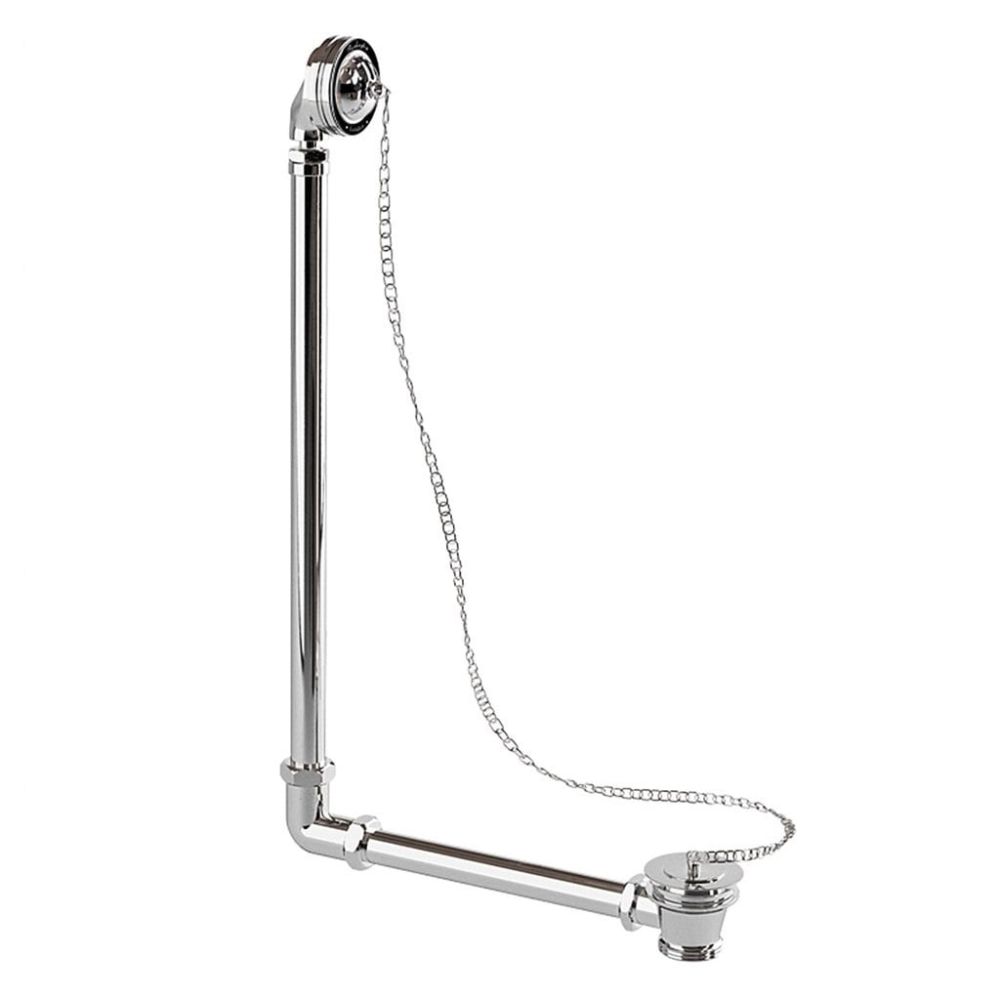 Burlington Chrome Exposed Plug & Chain Bath Waste