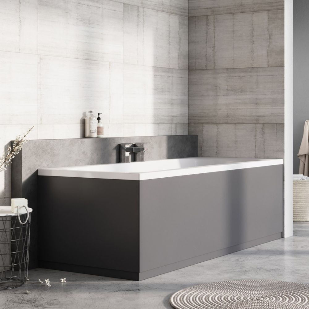 Ellis Charcoal Front Bath Panel 1800mm