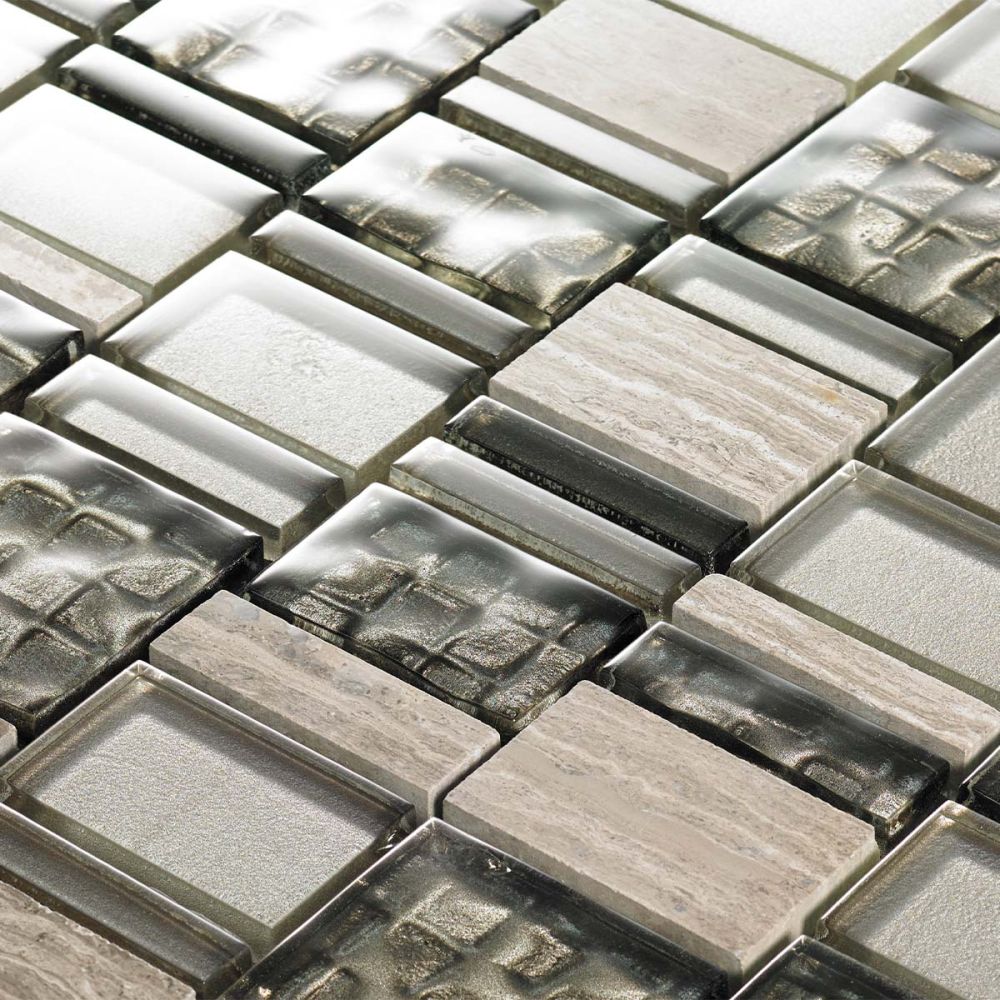 Arturins Silver Travertine Mosaic 300x300mm