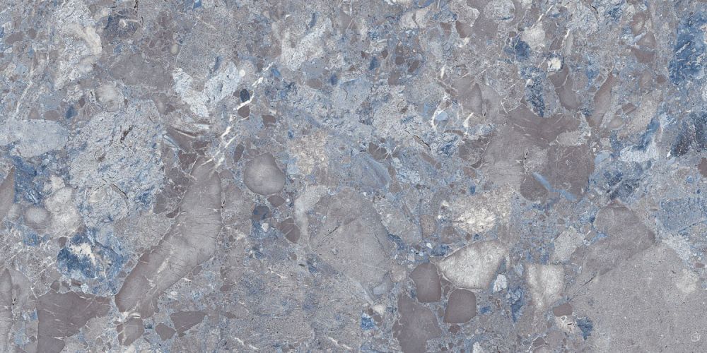 Stevenage Blue Rocker Porcelain Tile - 1200x600mm