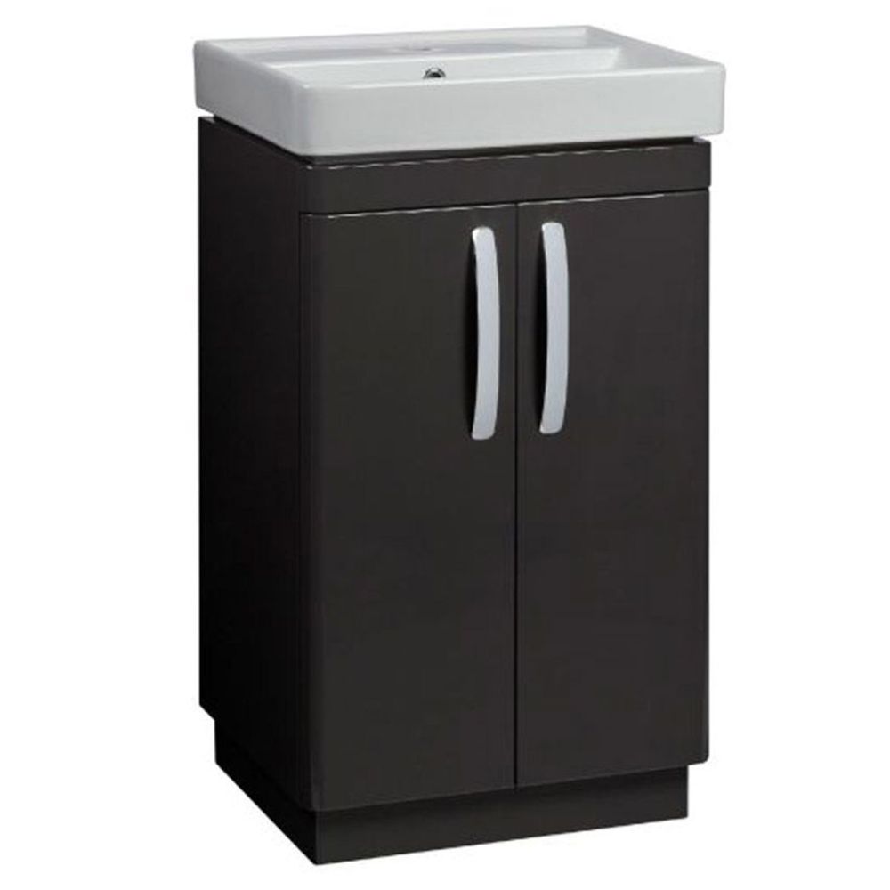 Tavistock Compass Clay Floor Standing Vanity Unit with Ceramic Basin 500mm