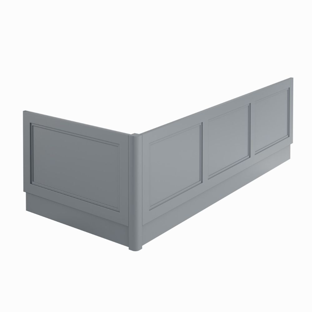 Traditional Light Grey Front Bath Panel 1700mm