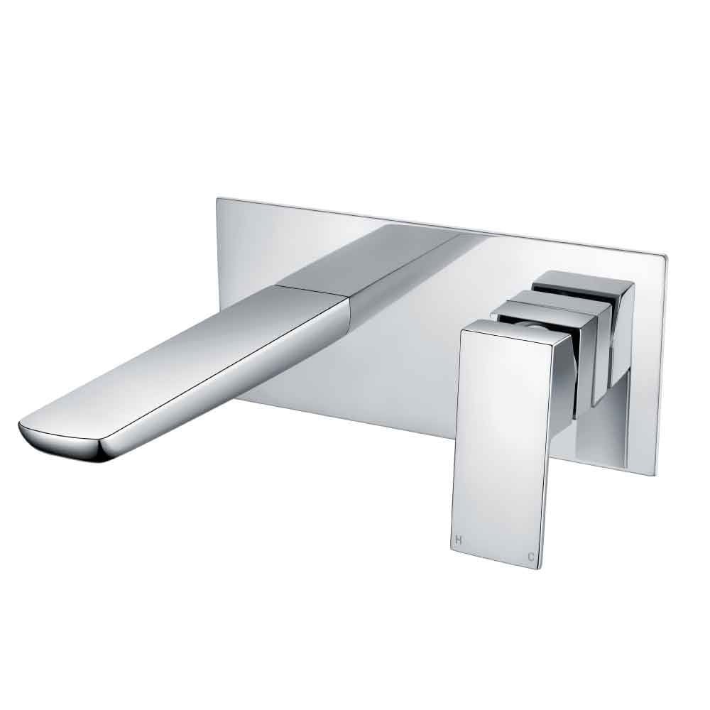 Zena Chrome Wall Mounted Bath Filler Tap