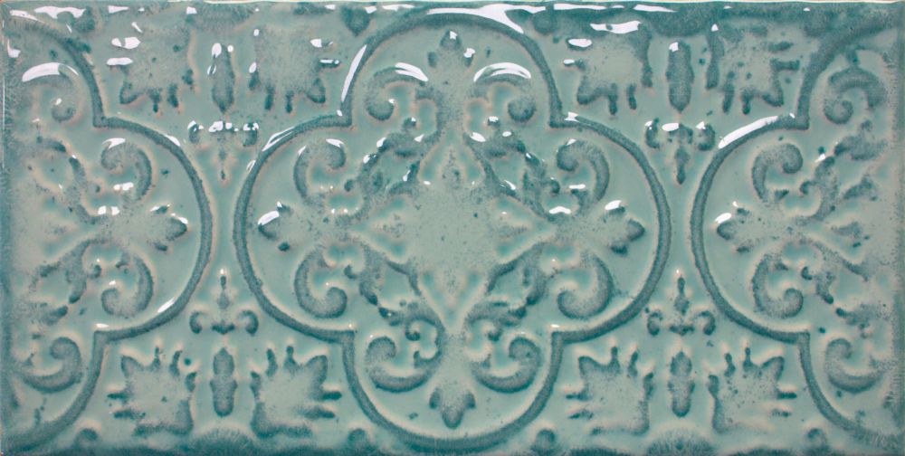 Zanzibar Mar Gloss Ceramic Brick Tile 120x240mm