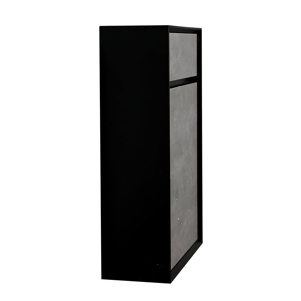 Snowdon Black and Concrete WC Unit