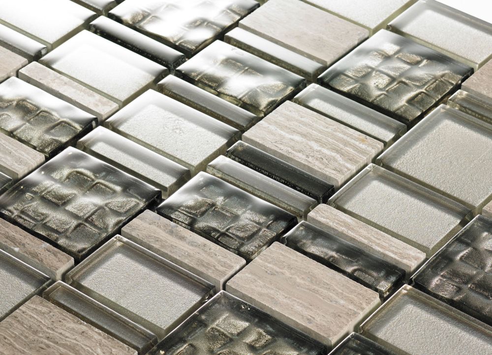 Arturins Silver Travertine Mosaic 300x300mm