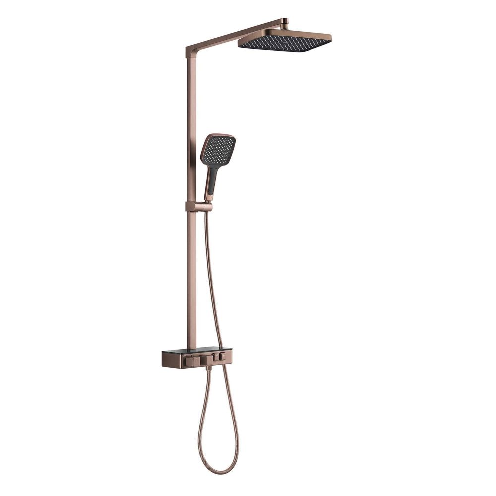 Flint Brushed Bronze Thermostatic Shower Pack