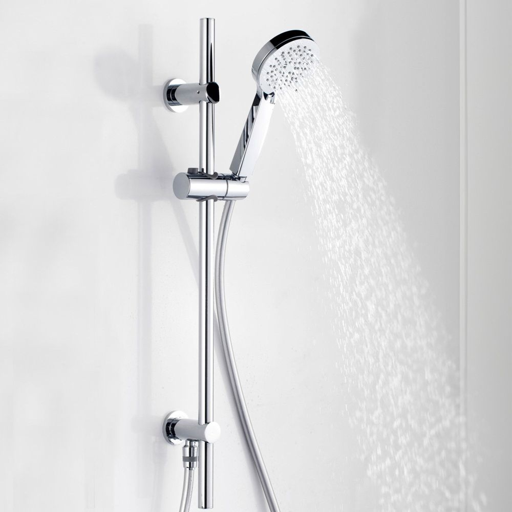 Vade Round Slide Rail Kit With Built In Wall Outlet room