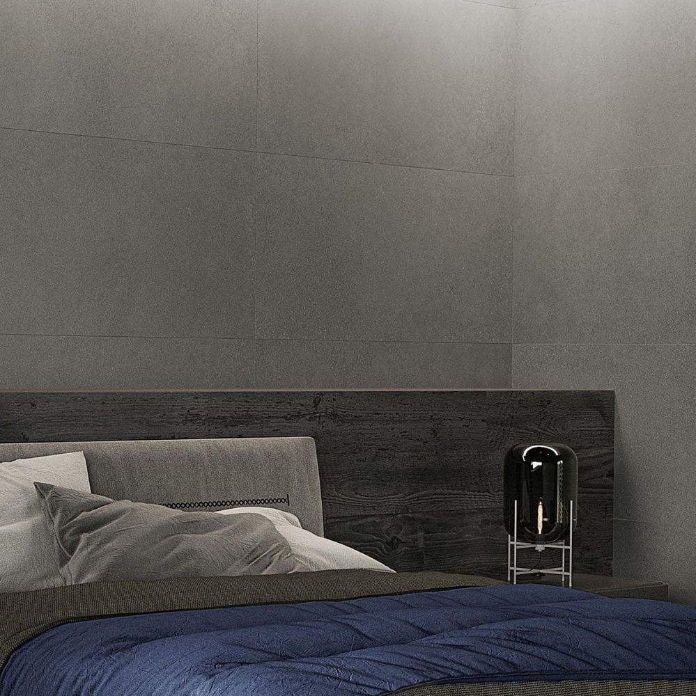 Hamburg Grey Matt Porcelain Tile 600x1200mm