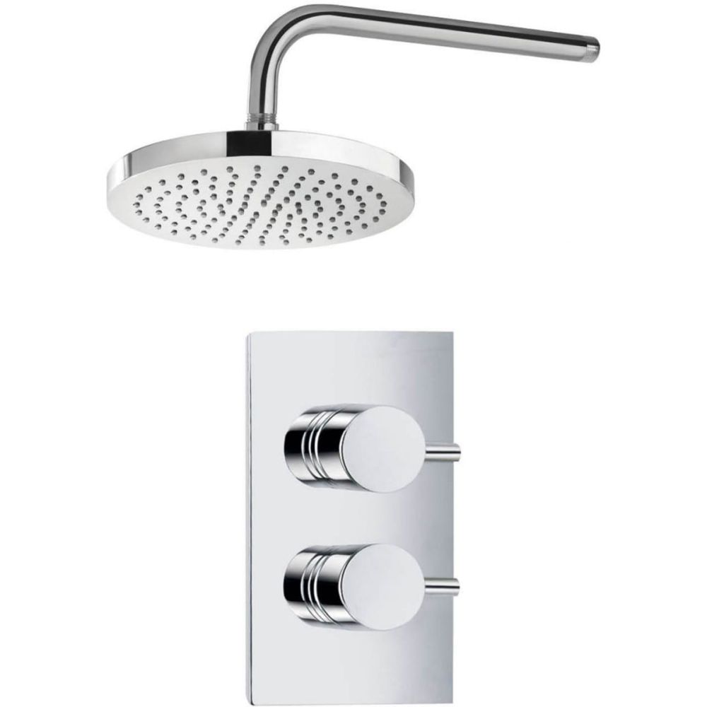 Single Outlet Concealed Valve & Round Shower Head